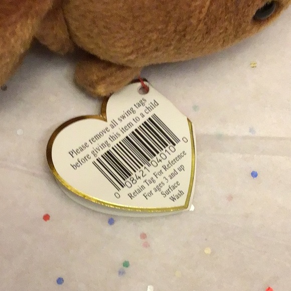 TY Original Beanie Baby retired vintage 1993, new w tags , CUBBIE, - Picture 7 of 8